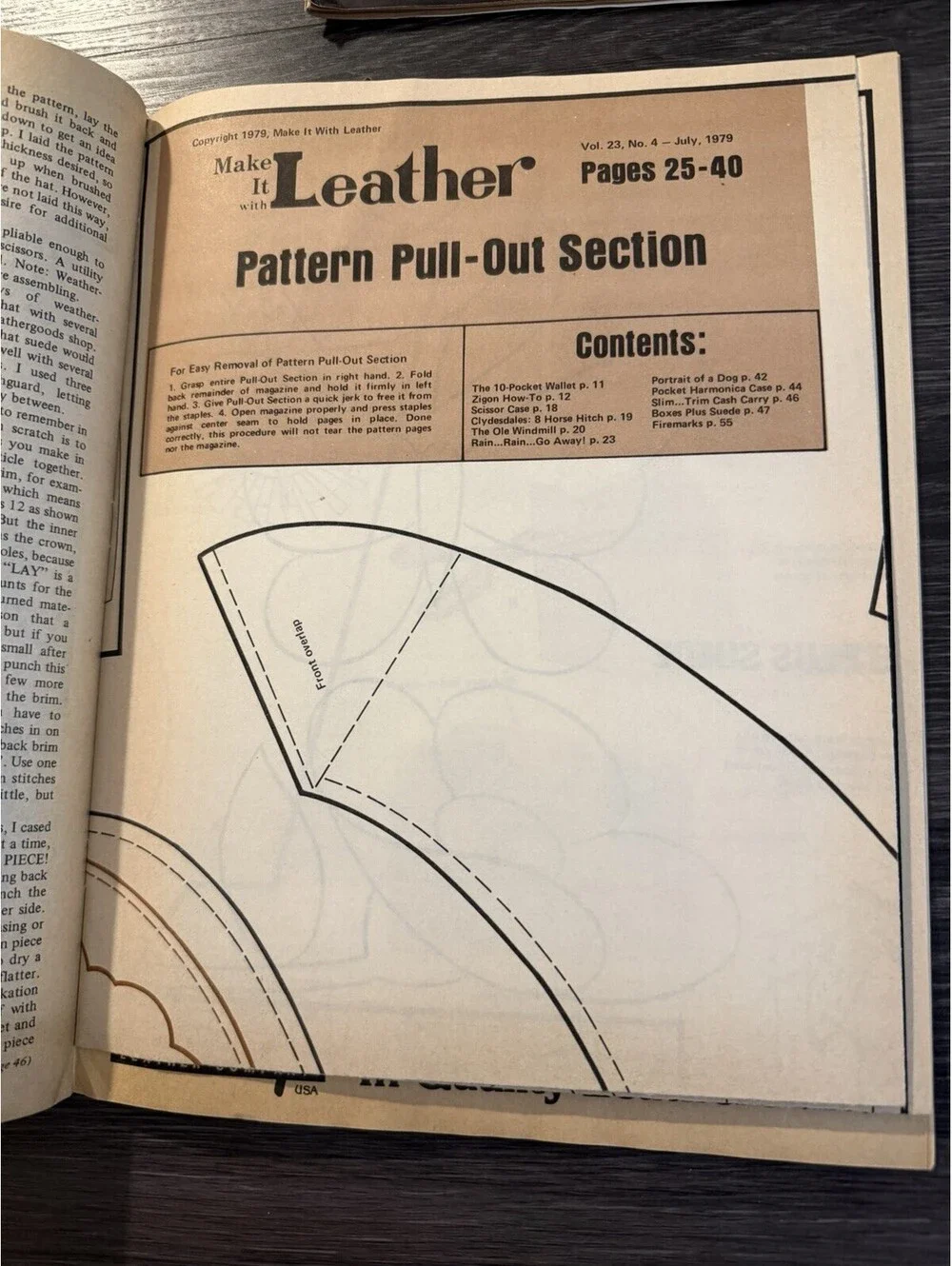 Vtg Make It With Leather Magazine Lot Of Six With Template Patterns 70s-80s